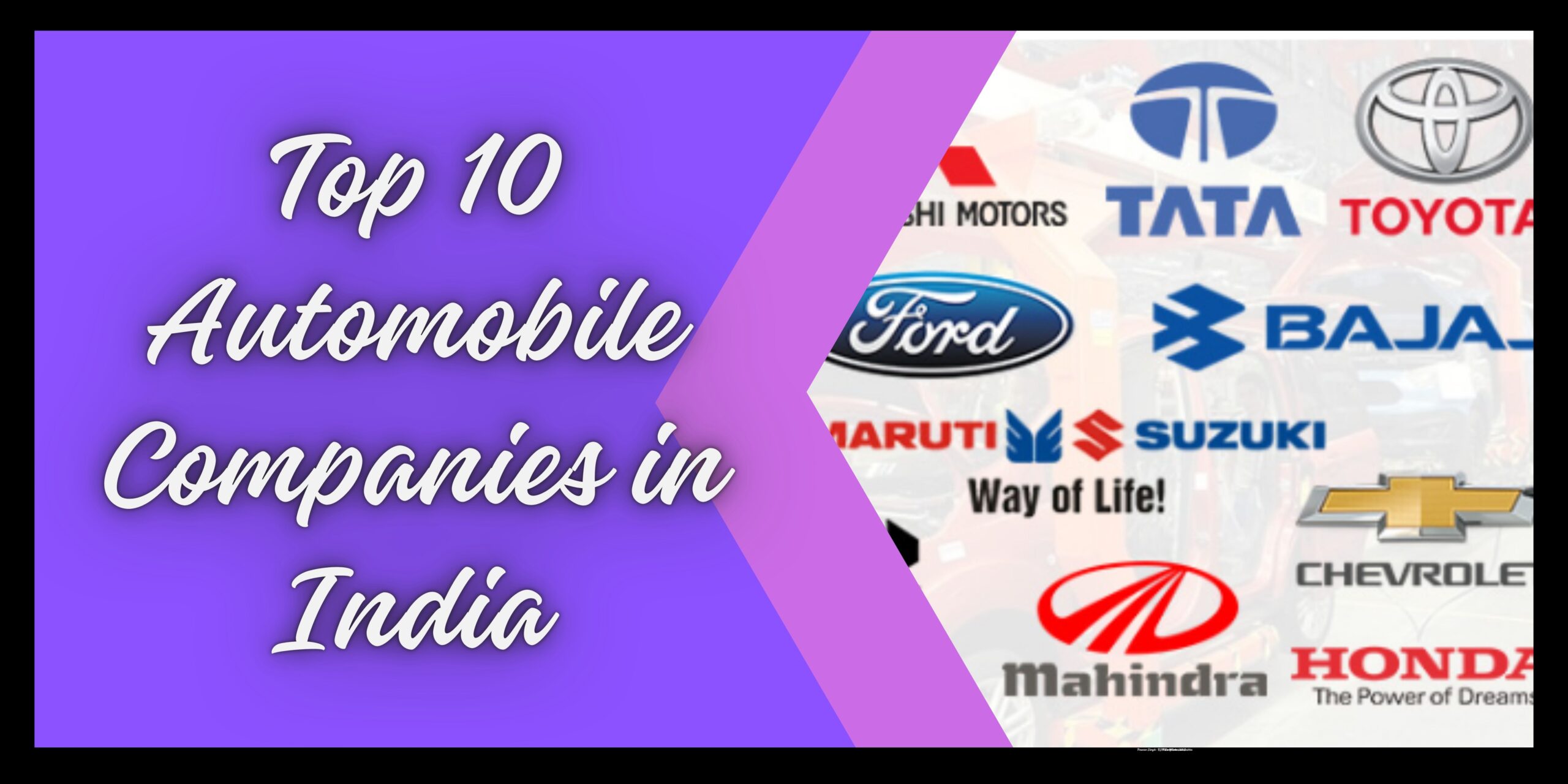 Top 10 Automobile Companies in India 2024
